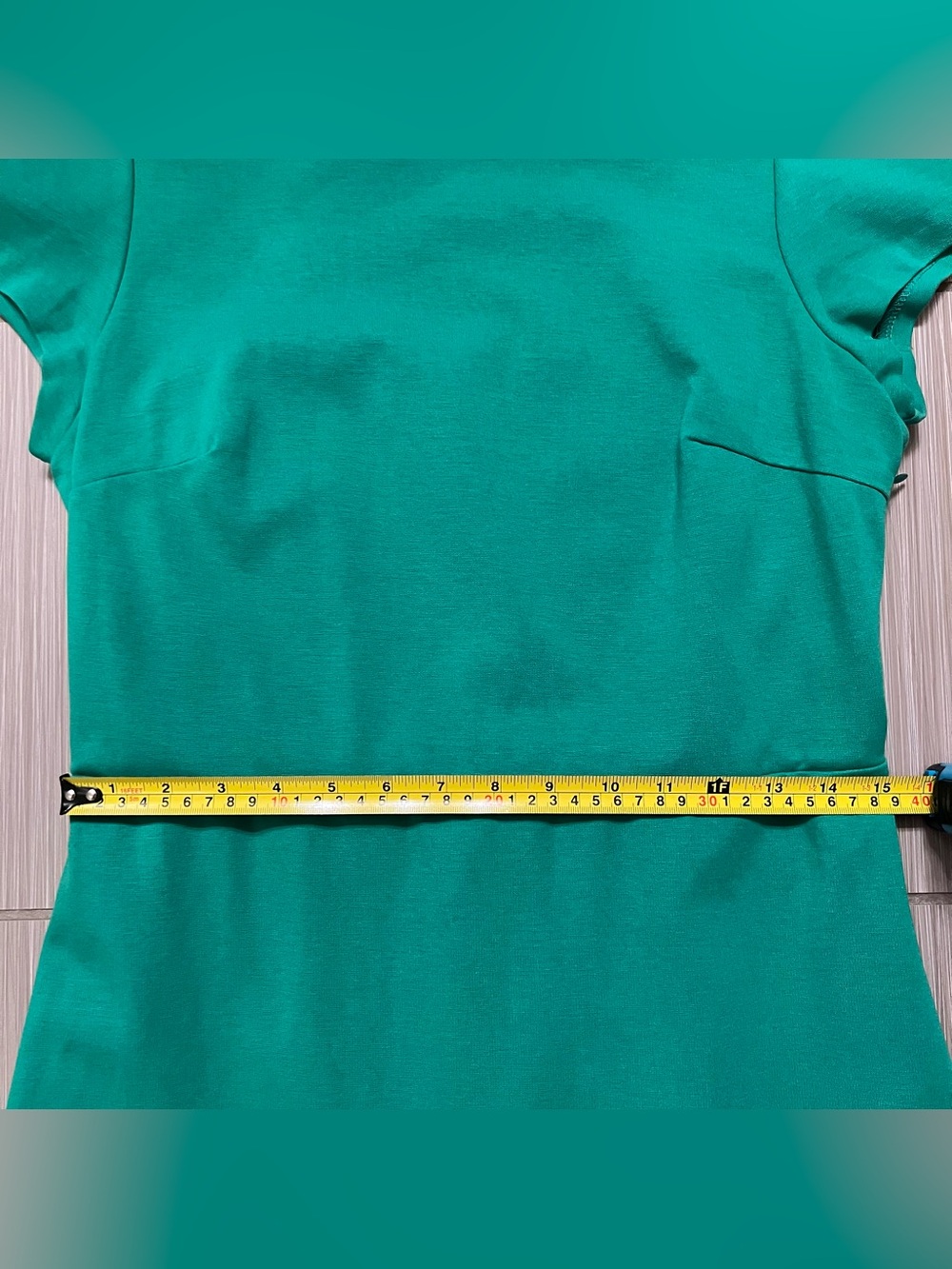 Boden Kelly Green Midi Dress sheath short sleeve 10 L - Picture 10 of 12